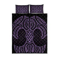 Waiporoporo Maori Ta Moko Poutama Art Quilt Bed Set