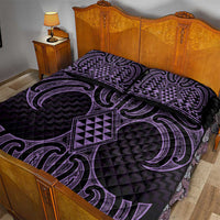 Waiporoporo Maori Ta Moko Poutama Art Quilt Bed Set