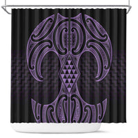 Waiporoporo Maori Ta Moko Poutama Art Shower Curtain