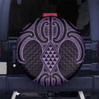 Waiporoporo Maori Ta Moko Poutama Art Spare Tire Cover