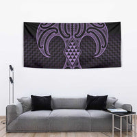 Waiporoporo Maori Ta Moko Poutama Art Tapestry