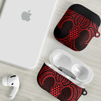 Whero Maori Ta Moko Poutama Art AirPods Case - Polynesian Pride