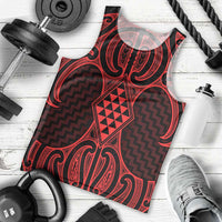 Whero Maori Ta Moko Poutama Art Men Tank Top