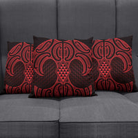 Whero Maori Ta Moko Poutama Art Pillow Cover LT9 - Polynesian Pride