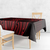 Whero Maori Ta Moko Poutama Art Tablecloth