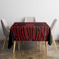 Whero Maori Ta Moko Poutama Art Tablecloth