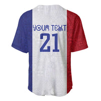 New Zealand Rugby Pacific Personalised Baseball Jersey Maori Style Tribal Tapa Pattern LT9 - Polynesian Pride