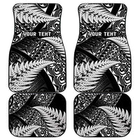 New Zealand Rugby Pacific Personalised Car Mats All Black Maori Pasifika Fern Pattern