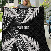 New Zealand Rugby Pacific Personalised Quilt All Black Maori Pasifika Fern Pattern