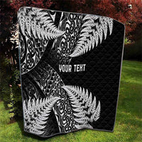 New Zealand Rugby Pacific Personalised Quilt All Black Maori Pasifika Fern Pattern