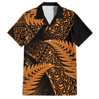 New Zealand Rugby Pacific Personalised Family Matching Off Shoulder Maxi Dress and Hawaiian Shirt All Gold Maori Pasifika Fern Pattern