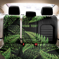 New Zealand Rugby Pacific Personalised Back Car Seat Cover All Lime Maori Pasifika Fern Pattern
