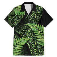 New Zealand Rugby Pacific Personalised Family Matching Mermaid Dress and Hawaiian Shirt All Lime Maori Pasifika Fern Pattern