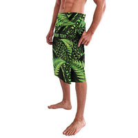 New Zealand Rugby Pacific Personalised Lavalava All Lime Maori Pasifika Fern Pattern