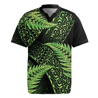 New Zealand Rugby Pacific Personalised Rugby Jersey All Lime Maori Pasifika Fern Pattern LT9 Lime - Polynesian Pride