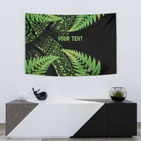 New Zealand Rugby Pacific Personalised Tapestry All Lime Maori Pasifika Fern Pattern