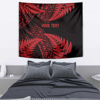 New Zealand Rugby Pacific Personalised Tapestry All Red Maori Pasifika Fern Pattern