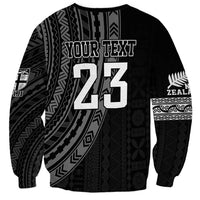 Custom Fiji New Zealand Rugby Sweatshirt Make History Together