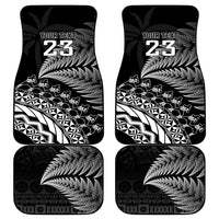 Custom Fiji New Zealand Rugby Car Mats Cibi Dance with Black Fern
