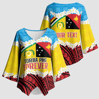 Personalised Torba PNG Forever Kimono Sleeve Blouse Polynesian Sand Art - Polynesian Pride