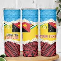 Personalised Torba PNG Forever Skinny Tumbler Polynesian Sand Art - Polynesian Pride