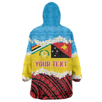 Personalised Torba PNG Forever Wearable Blanket Hoodie Polynesian Sand Art - Polynesian Pride