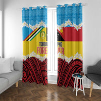 Torba PNG Forever Window Curtain Polynesian Sand Art - Polynesian Pride