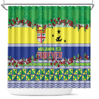 Malampa Fiji Forever Shower Curtain Tagimoucia Polynesian Sand Drawing - Polynesian Pride