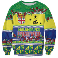 Personalised Malampa Fiji Forever Sweatshirt Tagimoucia Polynesian Sand Drawing - Polynesian Pride