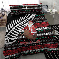 New Zealand Kiwi Santa Christmas Bedding Set He Wairua Kirihimete - Polynesian Pride