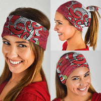 Personalised New Zealand Koru Pohutukawa Neck Gaiter Meri Kirihimete Aroha for Christmas - Polynesian Pride