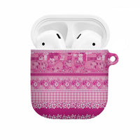 Hawaiian Hibiscus Honu AirPods Case Pink Mele Kalikimaka Palaka Spirit LT9 Pink - Polynesian Pride