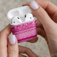 Hawaiian Hibiscus Honu AirPods Case Pink Mele Kalikimaka Palaka Spirit LT9 - Polynesian Pride