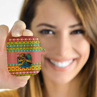 Hawaiian Pineapples Skull AirPods Case Mele Kalikimaka Palaka Quilt Pattern - Polynesian Pride