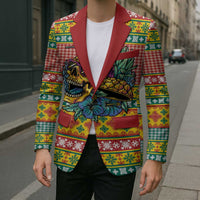 Hawaiian Pineapples Skull Blazer Mele Kalikimaka Palaka Quilt Pattern - Polynesian Pride