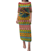 Hawaiian Pineapples Skull Puletasi Mele Kalikimaka Palaka Quilt Pattern - Polynesian Pride