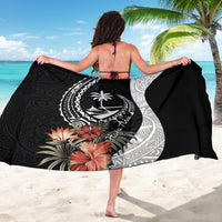 Hafa Adai Guam Sarong Tropical Flowers with Polynesian Pattern LT9 - Polynesian Pride
