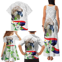 Philippines Eagle and Sampaguita Flowers Family Matching Tank Maxi Dress and Hawaiian Shirt Polynesian Pattern LT9 - Polynesian Pride
