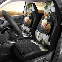 Philippines Eagle with Coat Of Arm Car Seat Cover Simple Sampaguita Jasmine
