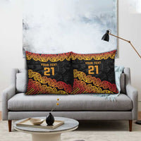 New Zealand Rugby Pacific Custom Pillow Cover Rangatira Maori Kowhaiwhai Pattern - Polynesian Pride