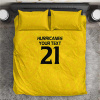 New Zealand Rugby Pacific Custom Bedding Set Hau Awhiowhio Maori Tribal Tattoo