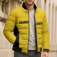 New Zealand Rugby Pacific Custom Bomber Puffer Jacket Hau Awhiowhio Maori Tribal Tattoo - Polynesian Pride