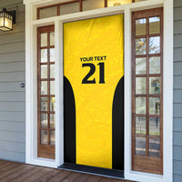 New Zealand Rugby Pacific Custom Door Cover Hau Awhiowhio Maori Tribal Tattoo - Polynesian Pride