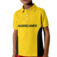 New Zealand Rugby Pacific Custom Kid Polo Shirt Hau Awhiowhio Maori Tribal Tattoo