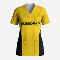 New Zealand Rugby Pacific Custom Scrub Top Hau Awhiowhio Maori Tribal Tattoo - Polynesian Pride