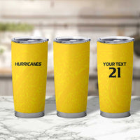 New Zealand Rugby Pacific Custom Tumbler Cup Hau Awhiowhio Maori Tribal Tattoo