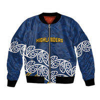 New Zealand Rugby Pacific Custom Bomber Jacket Kahupeka Maori Kowhaiwhai Pattern