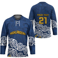 New Zealand Rugby Pacific Custom Hockey Jersey Kahupeka Maori Kowhaiwhai Pattern - Polynesian Pride