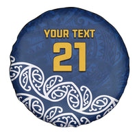 New Zealand Rugby Pacific Custom Spare Tire Cover Kahupeka Maori Kowhaiwhai Pattern
