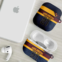 New Zealand Rugby Pacific Custom AirPods Case Kahupeka Retro 2025 Taniko Motif - Polynesian Pride